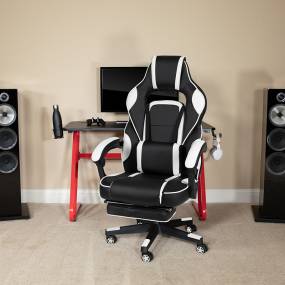 White Reclining Gaming Chair - Flash Furniture CH-00288-WH-GG