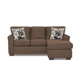 James Sofa Sectional with Reversible Chaise - NL700-BROW-JOSM-CHOF