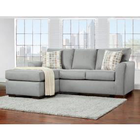 Lucas Sofa Sectional with Reversible Chaise - NL700-GRAY-01-CHOF