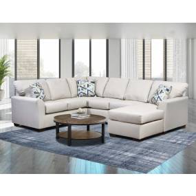 Sophia Corner Sectional with Right Facing Chaise - NL702-BEIG-SEC-CHAISE