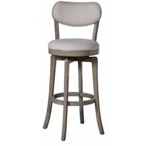 Hillsdale Furniture Sloan Wood Counter Height Swivel Stool, Aged Gray - 4037-828