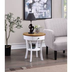 Classic Accents Schaffer End Table - Convenience Concepts 501052WDFTW