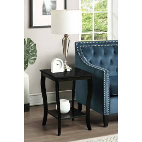 American Heritage Square End Table - Convenience Concepts 501445BL