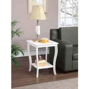 American Heritage Square End Table - Convenience Concepts 501445W