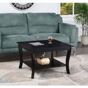 American Heritage Square Coffee Table - Convenience Concepts 501488BL