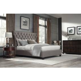 Melina King-Size Upholstered Storage Bed in Dolphin Linen - Modus 3ZH3D753