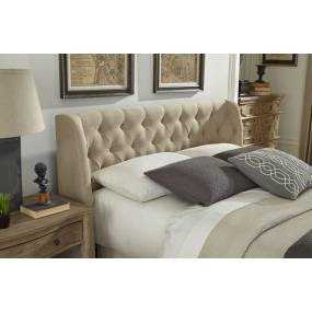 Levi Full-Size Tufted Headboard in Toast Linen - Modus 3ZL7L4BH46