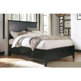 Paragon California King-size Four Drawer Storage Bed in Black - Modus 4N02D6