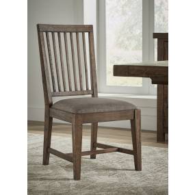 Autumn Solid Wood Upholstered Dining Chair in Flint Oak (set of 2) - Modus 8FJ866