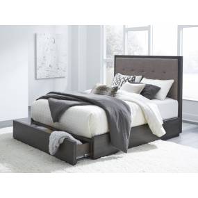 Oxford King-size Storage Bed in Dolphin - Modus AZU5S7D