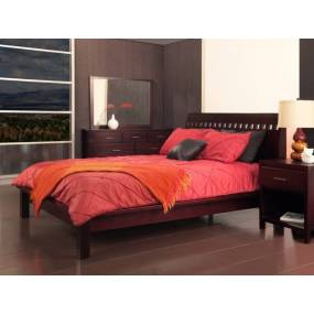 Veneto King-size Platform Bed in Espresso - Modus VE23F7