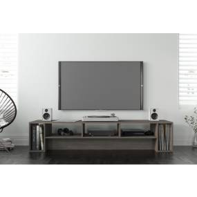  Rustik TV Stand In 72-inch In Bark Grey - Nexera 110044