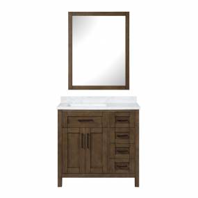 OVE Decors Tahoe 36 in. Almond Latte Vanity with 1 Mirror included - Ove Decors 15VKC-TAHB36-059FY
