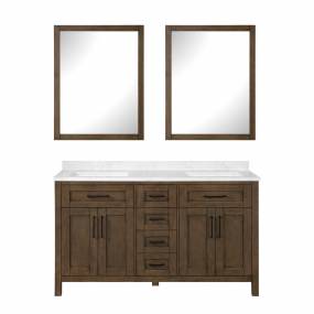 OVE Decors Tahoe 60 in. Almond Latte Vanity with 2 Mirrors included - Ove Decors 15VKC-TAHB60-059FY