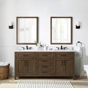 OVE Decors Tahoe 72 in. Almond Latte Vanity with 2 Mirrors included - Ove Decors 15VKC-TAHB72-059FY