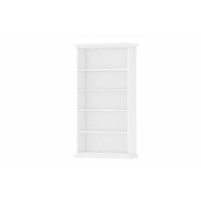 Sonoma Tall Wide 5 Shelf Bookcase in White - Tvilum 7986449