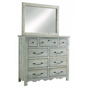 Chatsworth Drawer Dresser & Mirror in Mint - Progressive Furniture B644-23/50