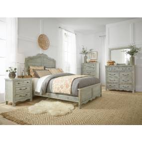 Chatsworth Full Panel Bed in Mint - Progressive Furniture B644-32/33/27