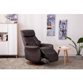 Relax-R™ Orleans Recliner in Espresso Air Leather - Progressive Furniture M710-514065