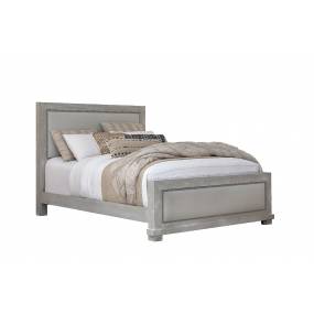 Willow King Complete Upholstered Bed in Gray Chalk - Progressive Furniture P615-94/95/78