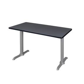 Regency Cain 48" x 24" Training Table- Grey/ Grey Base - Regency MTRCT4824GYGY