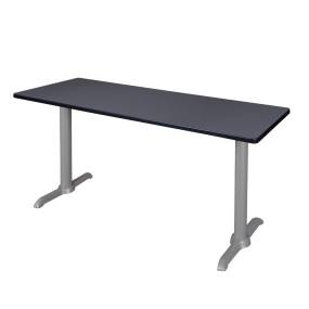 Regency Cain 66" x 24" Training Table- Grey/ Grey Base - Regency MTRCT6624GYGY