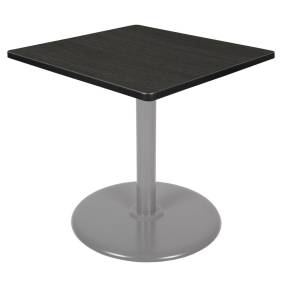 Regency Cain 30" Square Platter Base Table- Ash Grey/ Grey Base - Regency TP3030AGGY