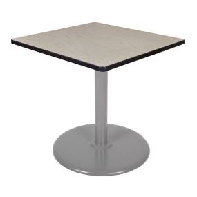 Regency Cain 30" Square Platter Base Table- Maple/ Grey Base - Regency TP3030PLGY