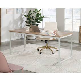Bergen Circle 72" x 30" Office Table/Desk in Kiln Acacia - Sauder 426298
