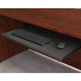 Underdesk Pullout Keyboard Shelf in Black - Sauder 426464
