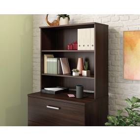 Affirm 2-Shelf File Cabinet Hutch in Noble Elm - Sauder 427447