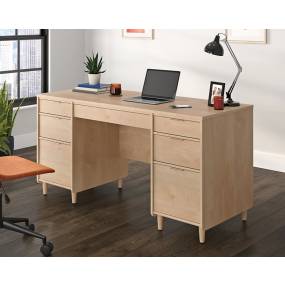 Clifford Place Executive Home Office Desk in Natural Maple - Sauder 433362