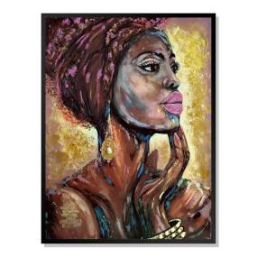 African woman B Painting - Screen Gems SG-10620