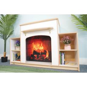 Warm And Welcoming Fireplace White –Whitney Brothers WB0922