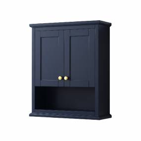 Wall-Mounted Bathroom Storage Cabinet in Dark Blue - Wyndham WCV2323WCBL