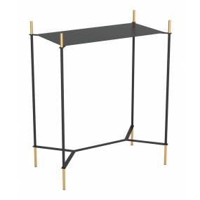 Austin Side Table Black & Gold - Zuo Modern 101468