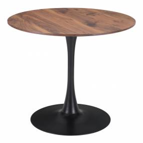 Opus Dining Table Brown & Black - Zuo Modern 101567