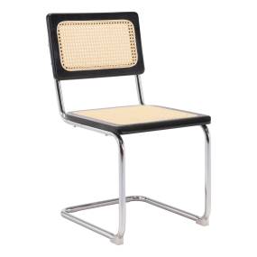 Saran Dining Chair (Set of 2) Natural & Black - Zuo Modern 109310