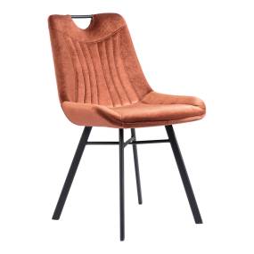 Tyler Dining Chair (Set of 2) Brown - Zuo Modern 109331
