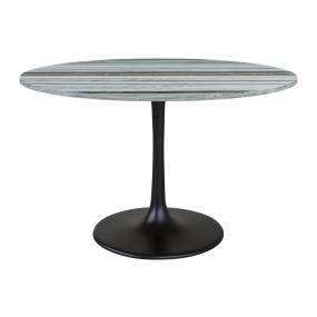 Central City Dining Table Gray & Black - Zuo Modern 109447