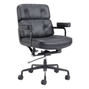 Smiths Office Chair Black - Zuo Modern 109471