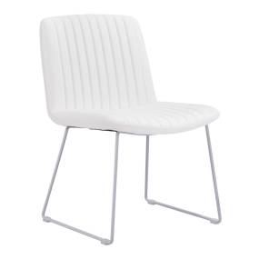 Joy Dining Chair (Set of 2) White - Zuo Modern 109475