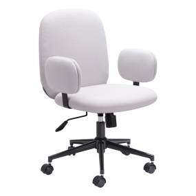 Lionel Office Chair Beige - Zuo Modern 109528