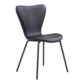 Torlo Dining Chair (Set of 2) Black - Zuo Modern 109631