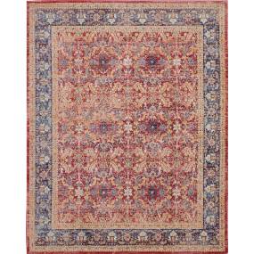 Ankara Global 8' x 10' Red and Blue Multicolor Persian Area Rug - Nourison ANR02