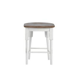 Shutters Counter Stool in Light Oak/ Distressed White - Progressive Furniture D884-64