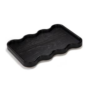 Swirl Tray - Charcoal - Union Home Furniture DIN00340