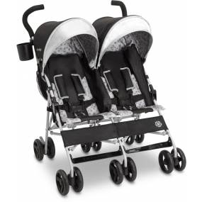 J is for Jeep Brand Scout Double Stroller Charcoal Galaxy - DT11708-2271