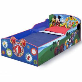 Delta Children Interactive Wood Toddler Bed Disney Mickey Mouse  - DTBB86929MM-1051