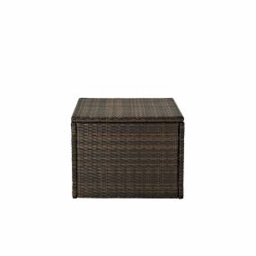 Palm Harbor Outdoor Wicker Coffee Sectional Table Brown - Crosley CO7202-BR